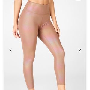 Fabletics High-Waisted Iridescent Luxe 7/8 NWT